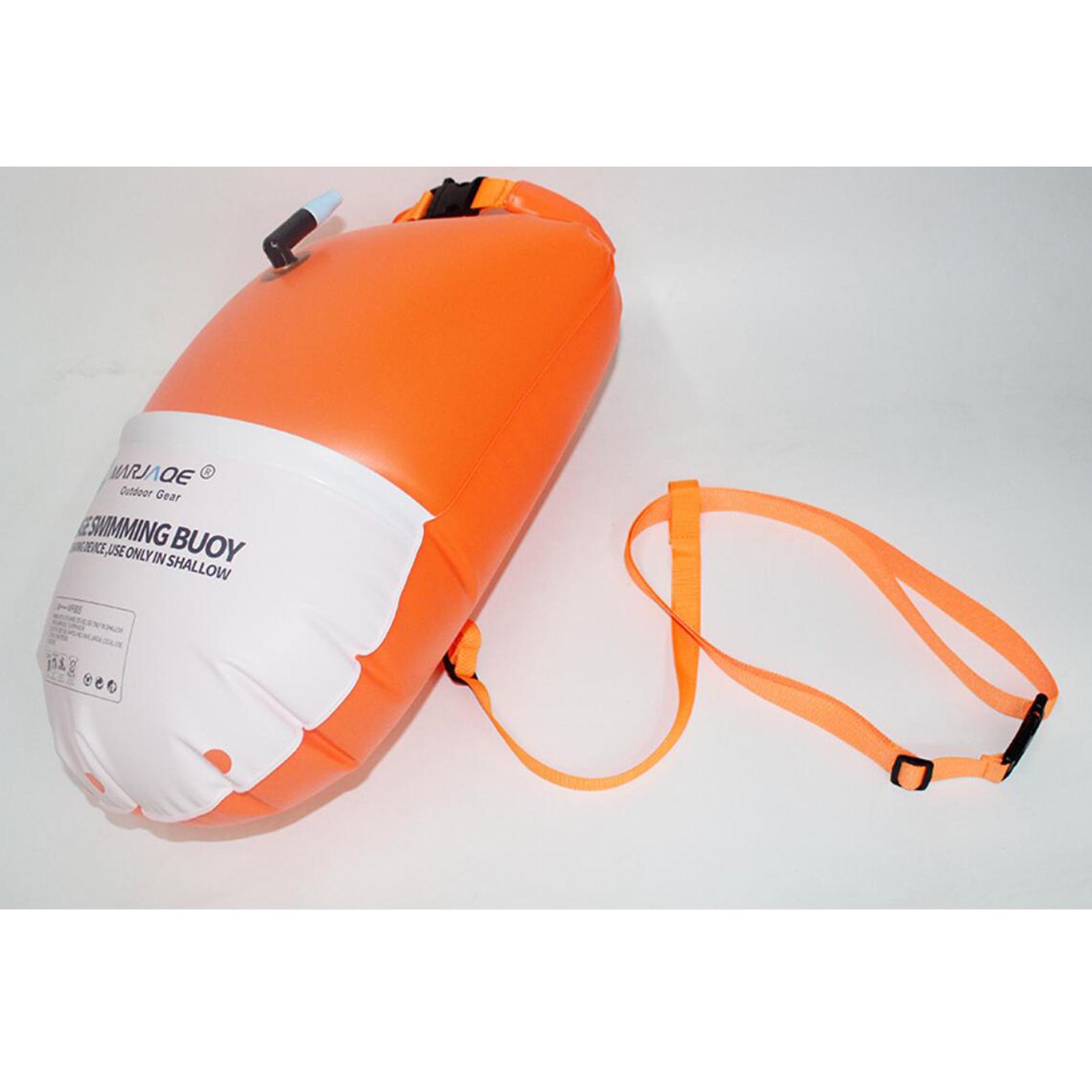 Swim Buoy Open Water - Pelampung Renang PVC 20L dengan Sabuk