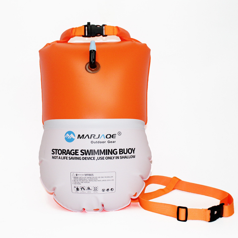 Swim Buoy Open Water - Pelampung Renang MARJAQE dengan Kantong Botol