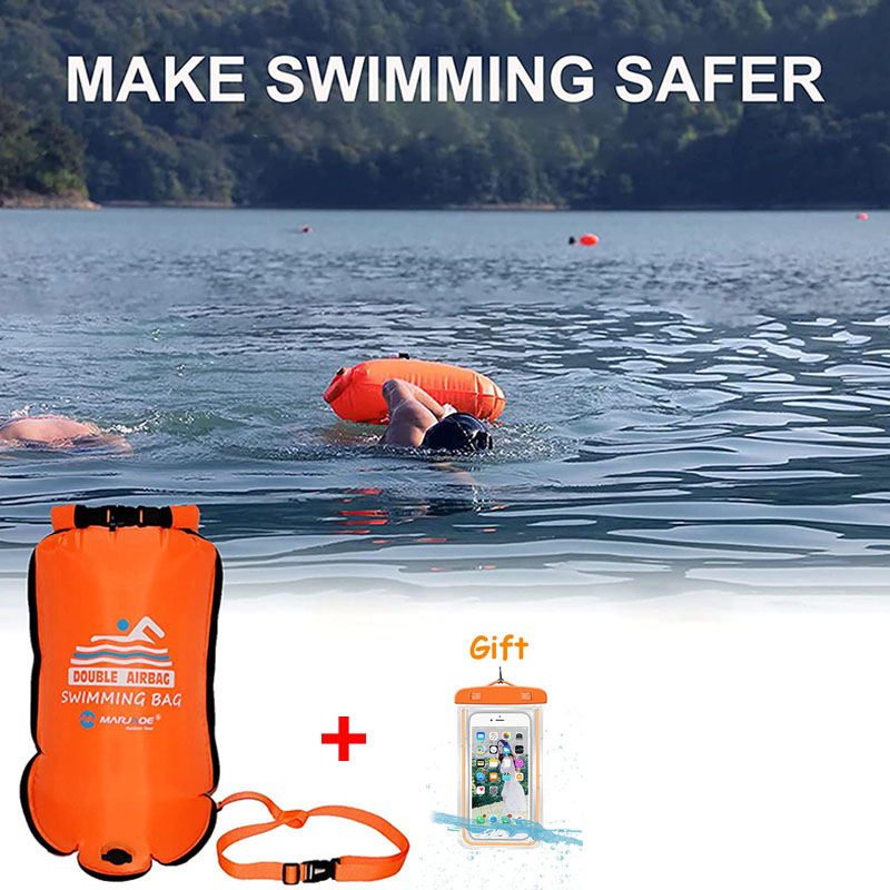Swim Buoy Open Water - Tas kering renang tiup tahan Air