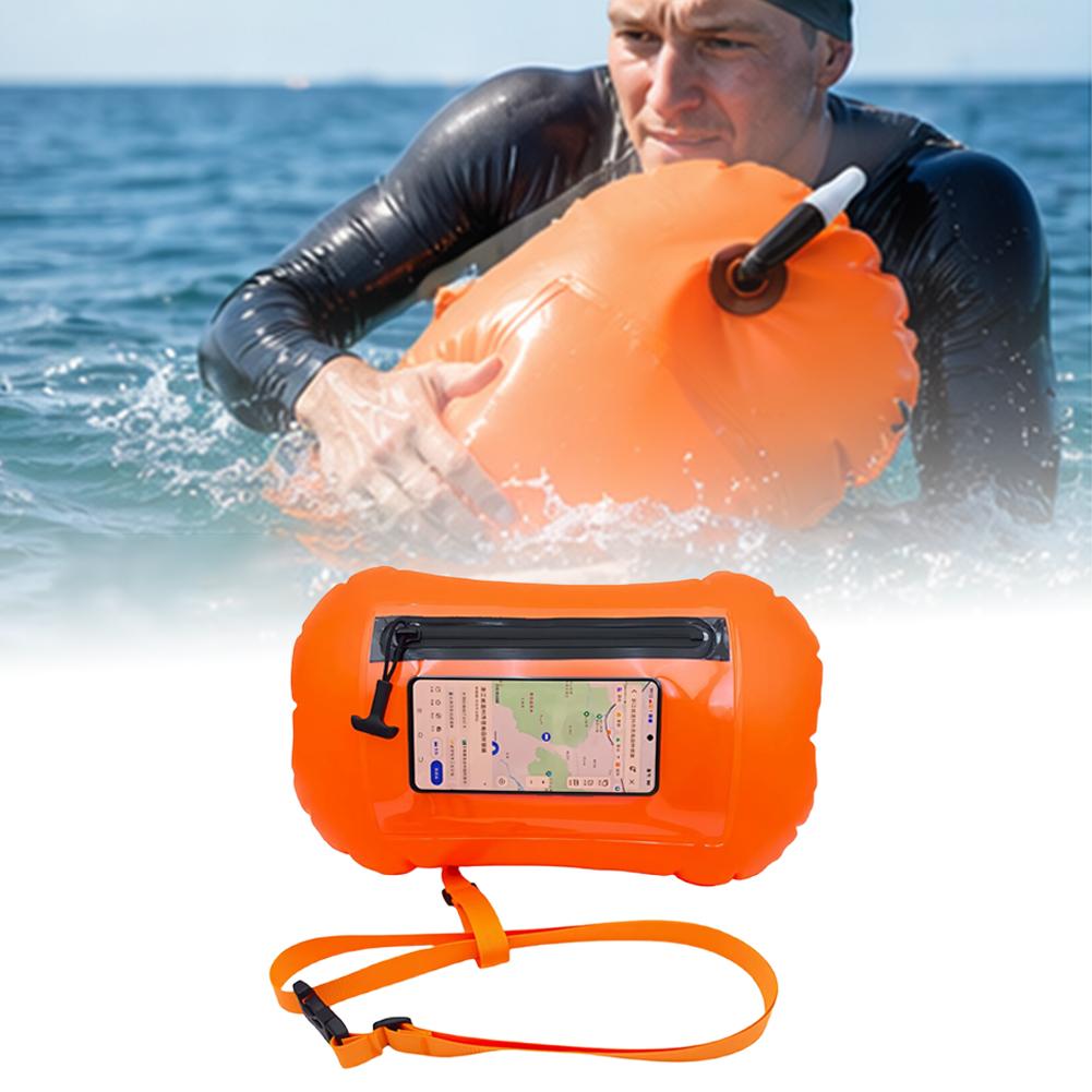 Swim Buoy Open Water - Pelampung Renang Tahan Air dengan Kantong