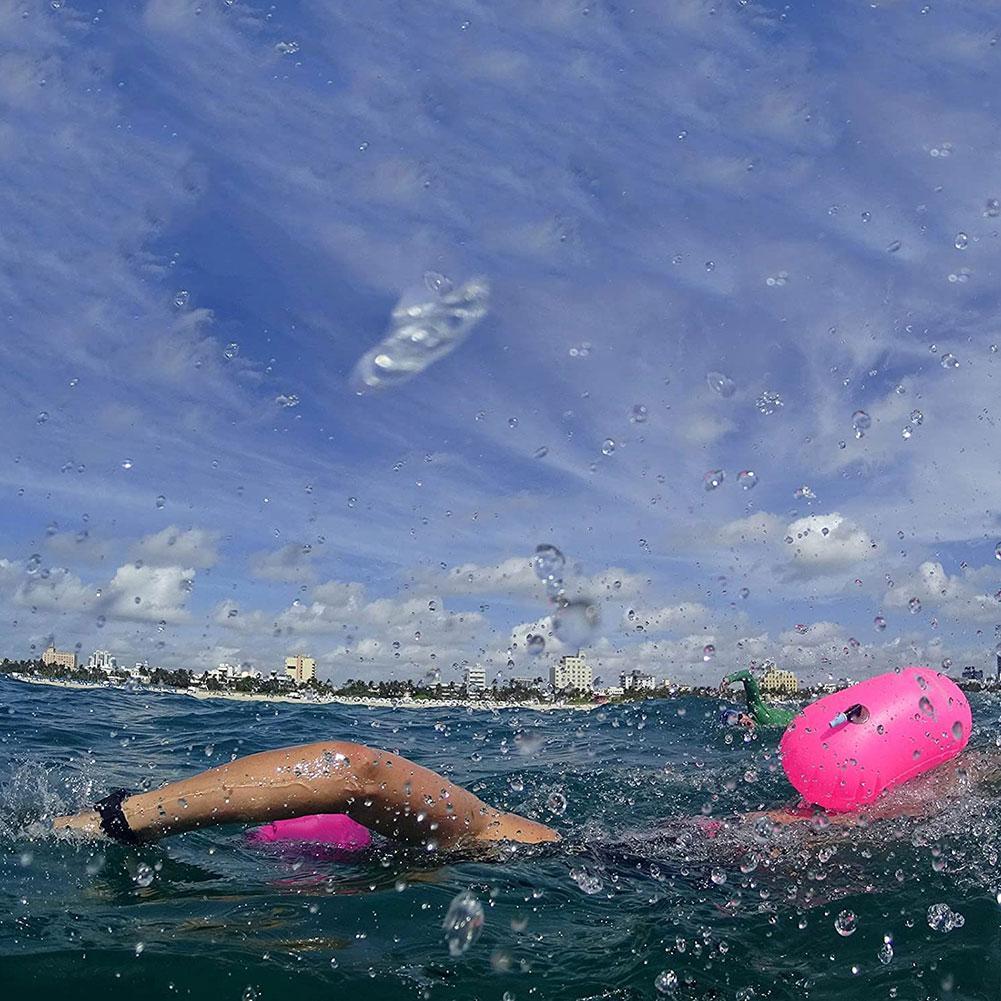 Tas Tahan Air Tiup PVC Visibil - Swim Buoy Open Water ulasan dan harga