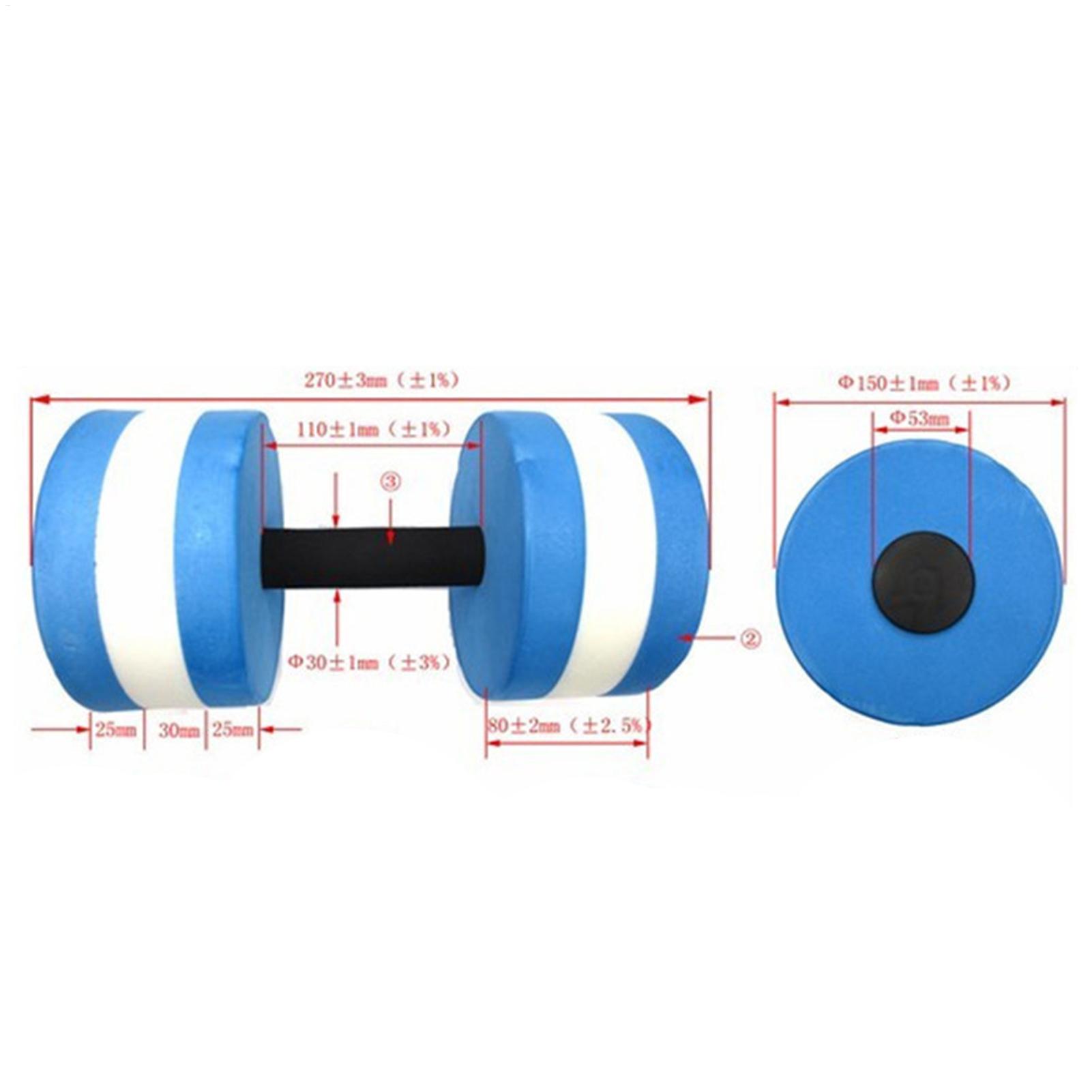 1/2 Buah EVA Dumbbell Air Kola - Aquatic Sports Equipment ulasan dan harga