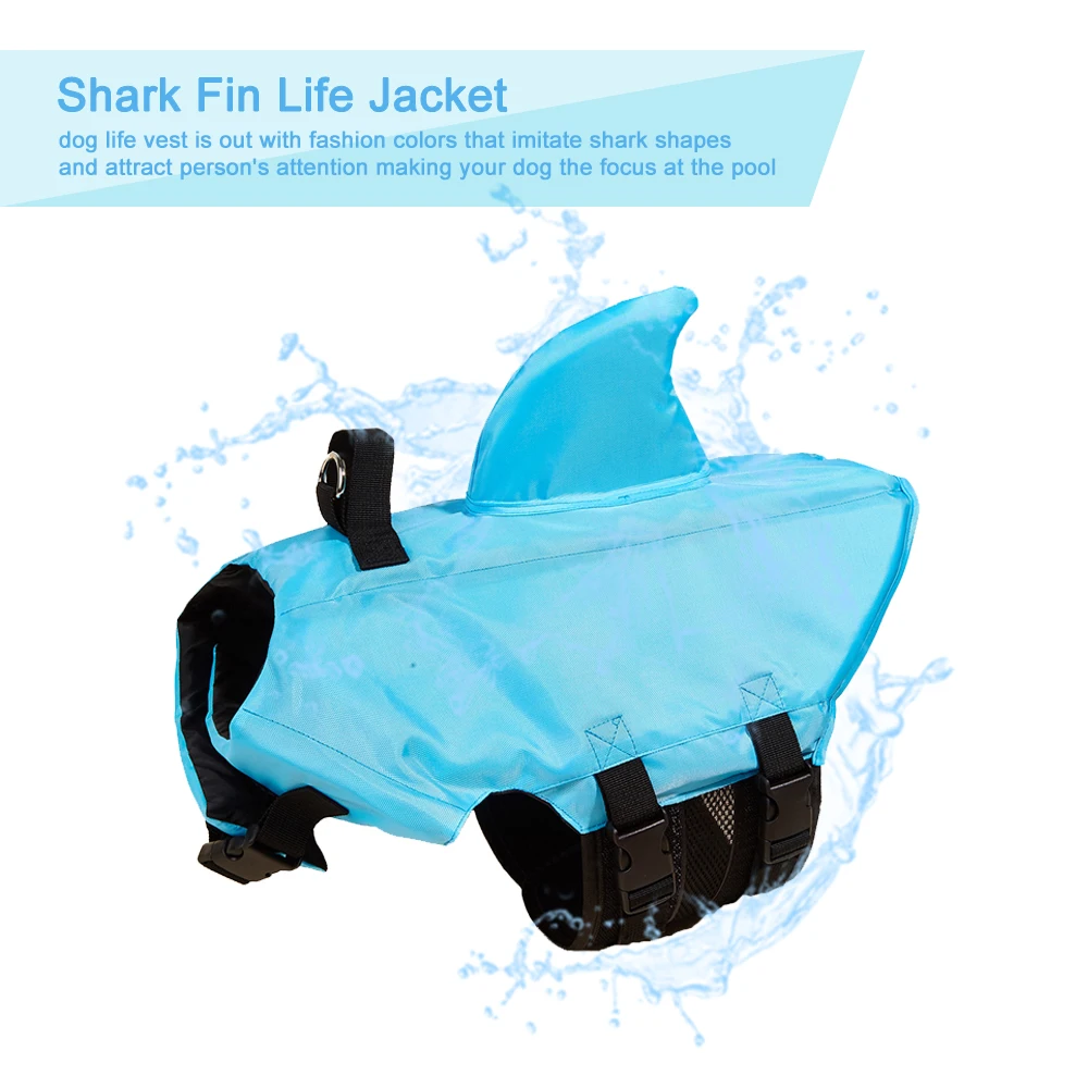 Rompi Pelampung Anjing Shark F - Life Jacket Buoyancy ulasan dan harga