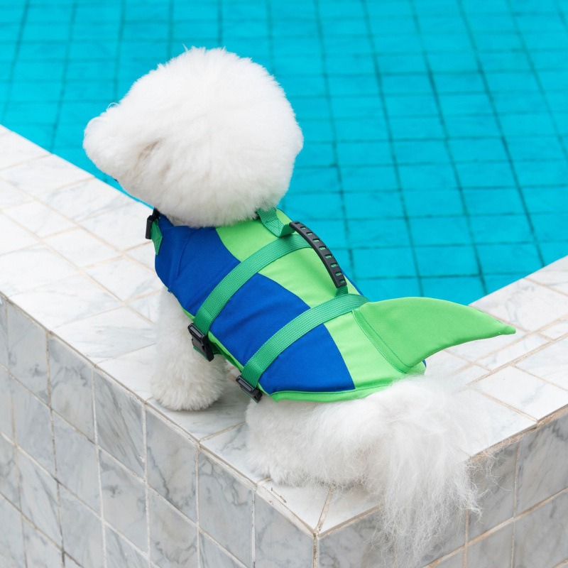 Rompi Pelampung Anjing Shark D - Life Jacket Buoyancy ulasan dan harga