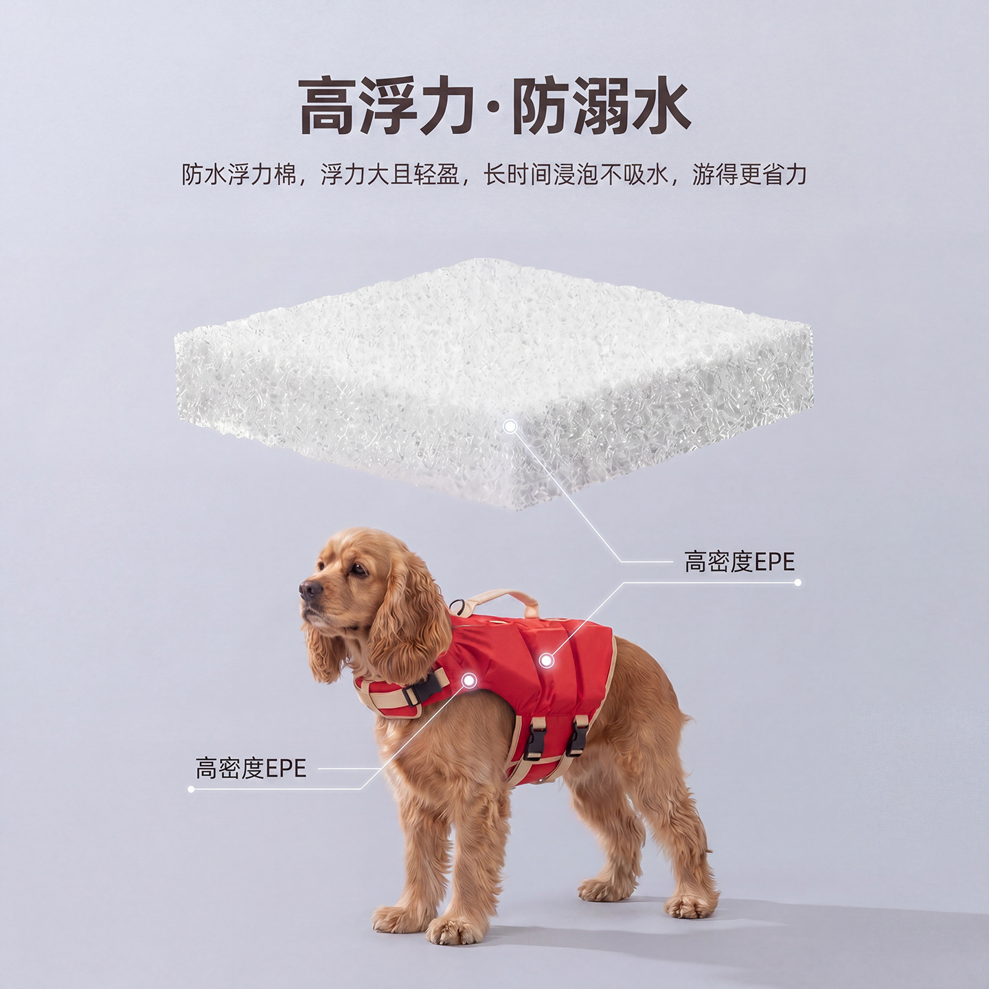 Jaket pelampung anjing, pakaia - Life Jacket Buoyancy ulasan dan harga