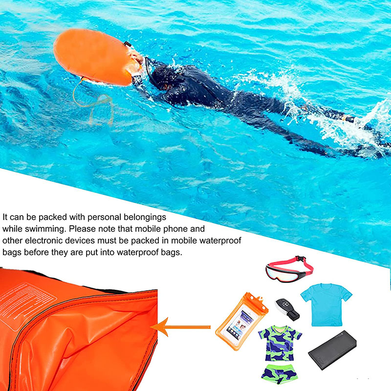 Tas kering renang tiup tahan A - Swim Buoy Open Water ulasan dan harga